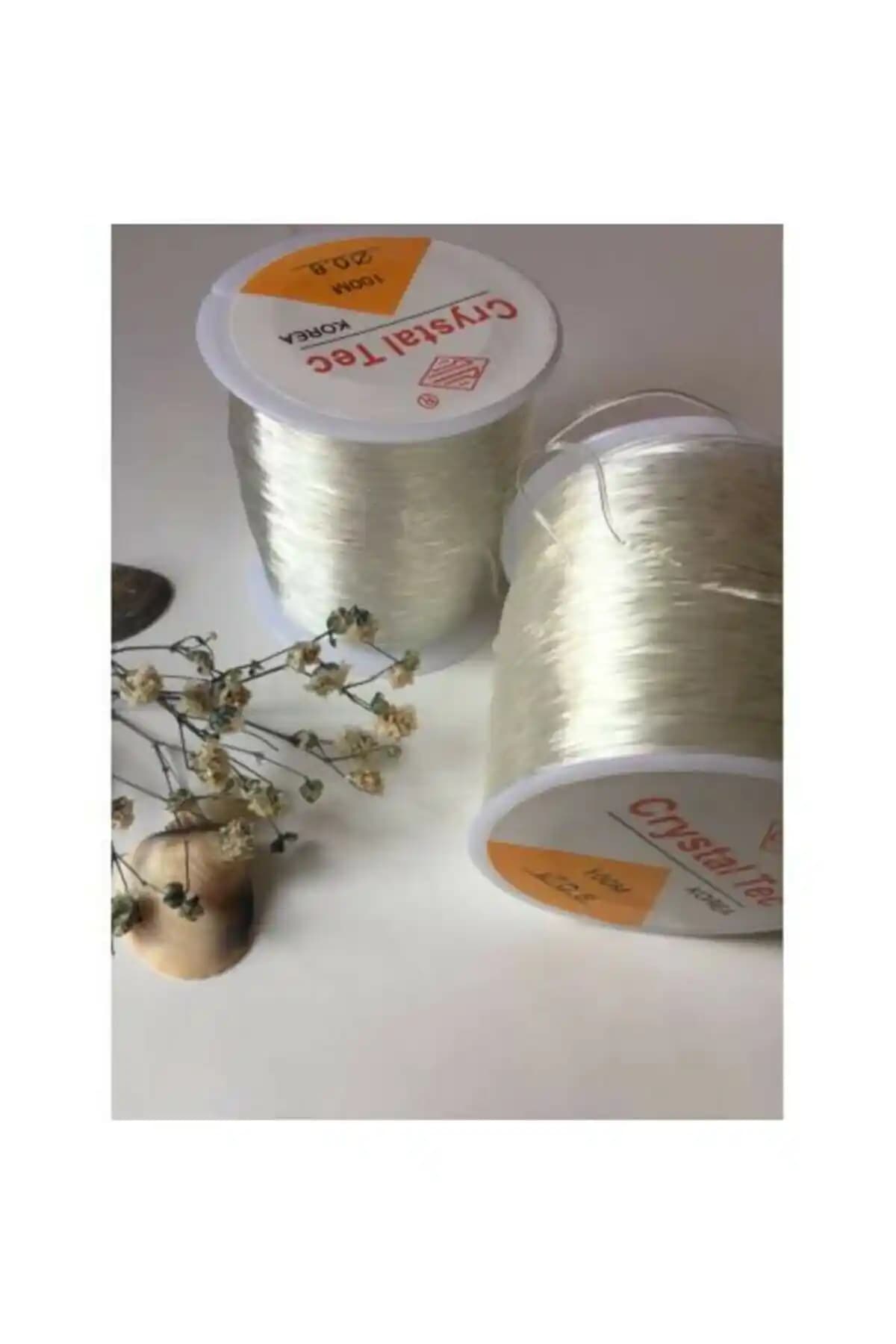 Genel Markalar 100 Metre Silikonlu Esnek Lastik Misina ile Dayanıklı ve Çok Amaçlı Kullanım