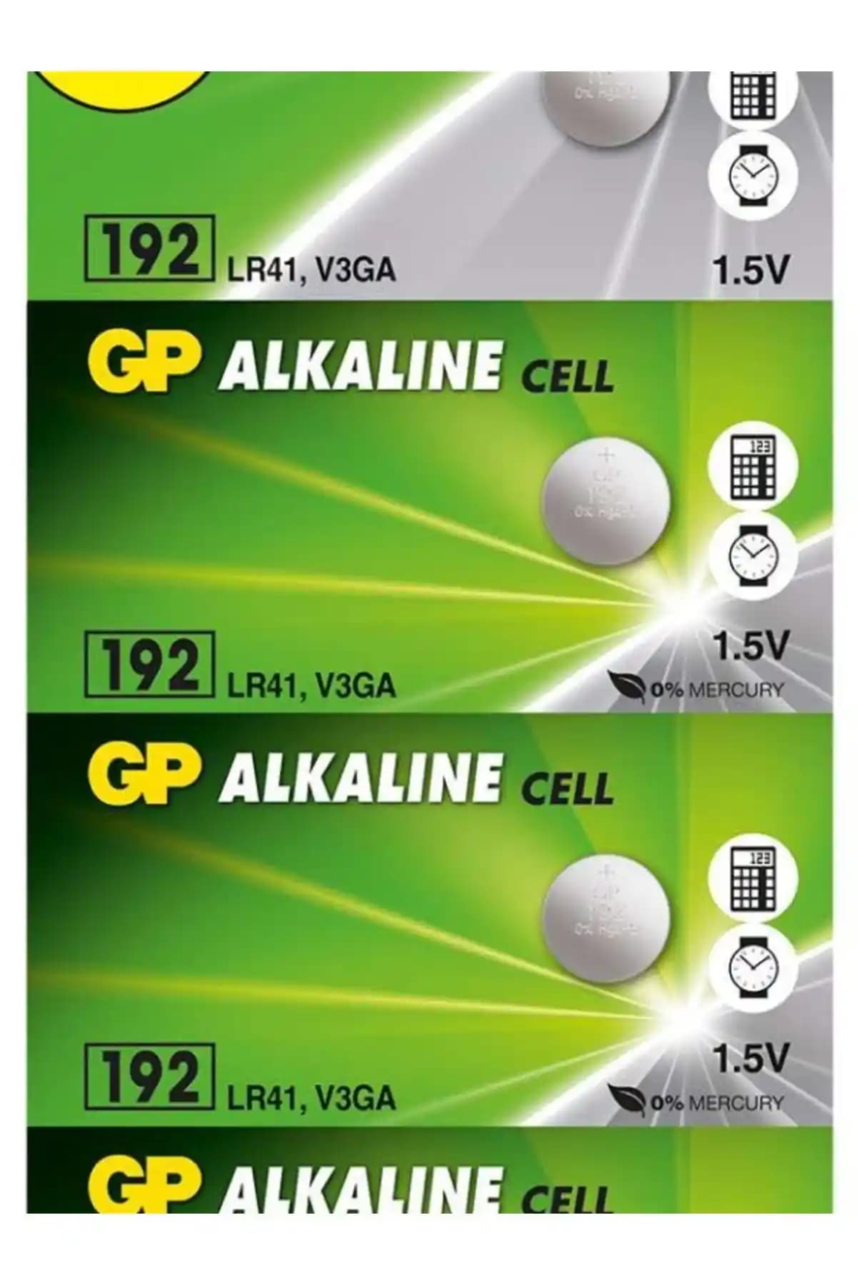 GP Batteries GP Gp192-c5 LR41 Alkalin Düğme Pil: Yüksek Performans ve Güvenilirlik