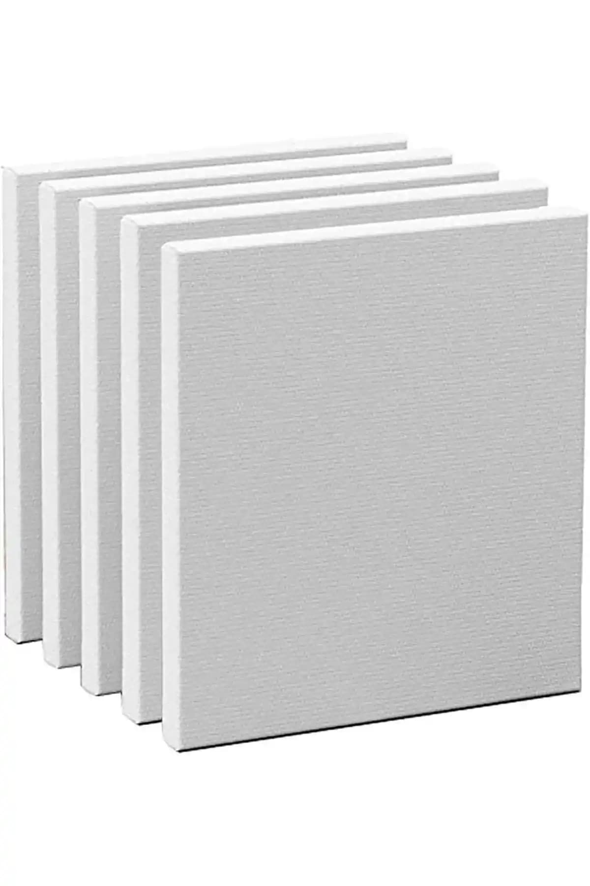 HDART Küçük Resim Tuvali Seti 3'lü 20x20 cm Arkadan Zımbalı Türkiye Üretimi