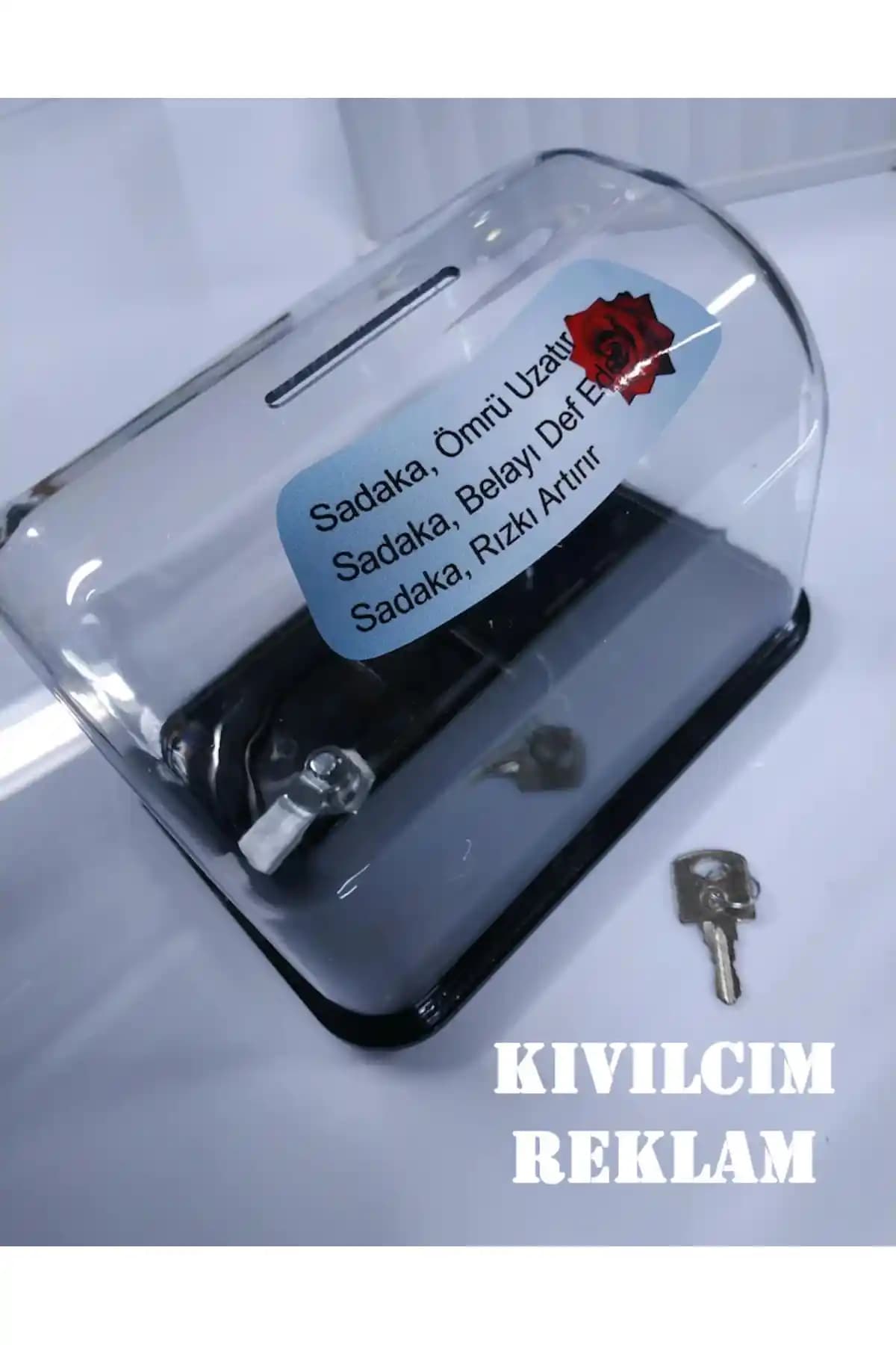 KIVILIM Plastik Sadaka Kutusu Dayanıklı ve Estetik Tasarımıyla Güvenli Kullanım