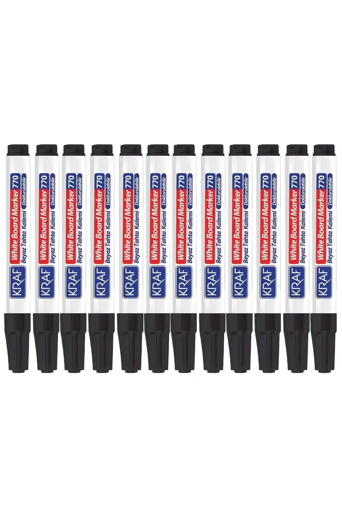 KRAF 770 Siyah Doldurulabilir Tahta Kalemi: Uzun Ömürlü ve Yüksek Performanslı