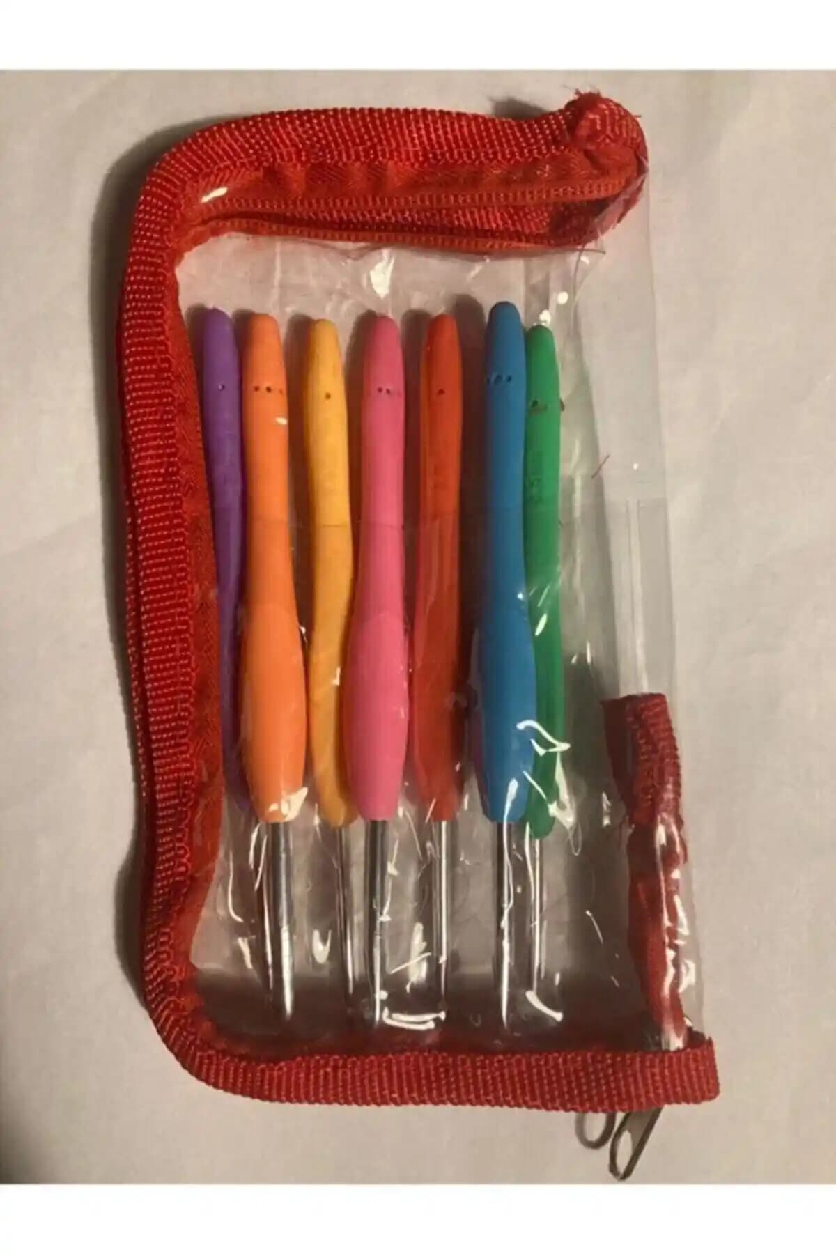 Marker Maker Co 7 Li Silikon Saplı Tığ Seti: Ergonomik ve Dayanıklı El Sanatları Aracı