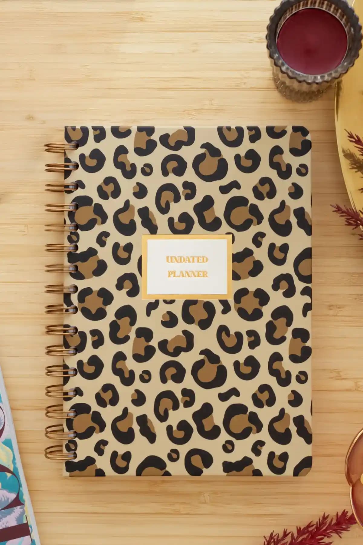 Matt Notebook A5 Spiralli Süresiz Planlayıcı Ajanda Şık ve Dayanıklı Tasarım