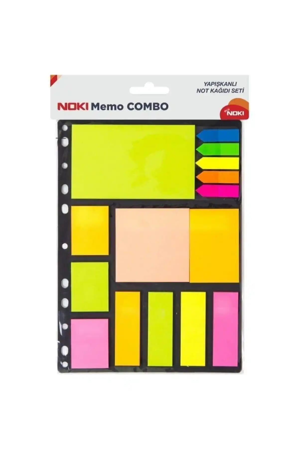 Noki Memo Combo Yapışkan Notluklar: Renkli ve Pratik Ofis ve Okul Notlama Çözümü