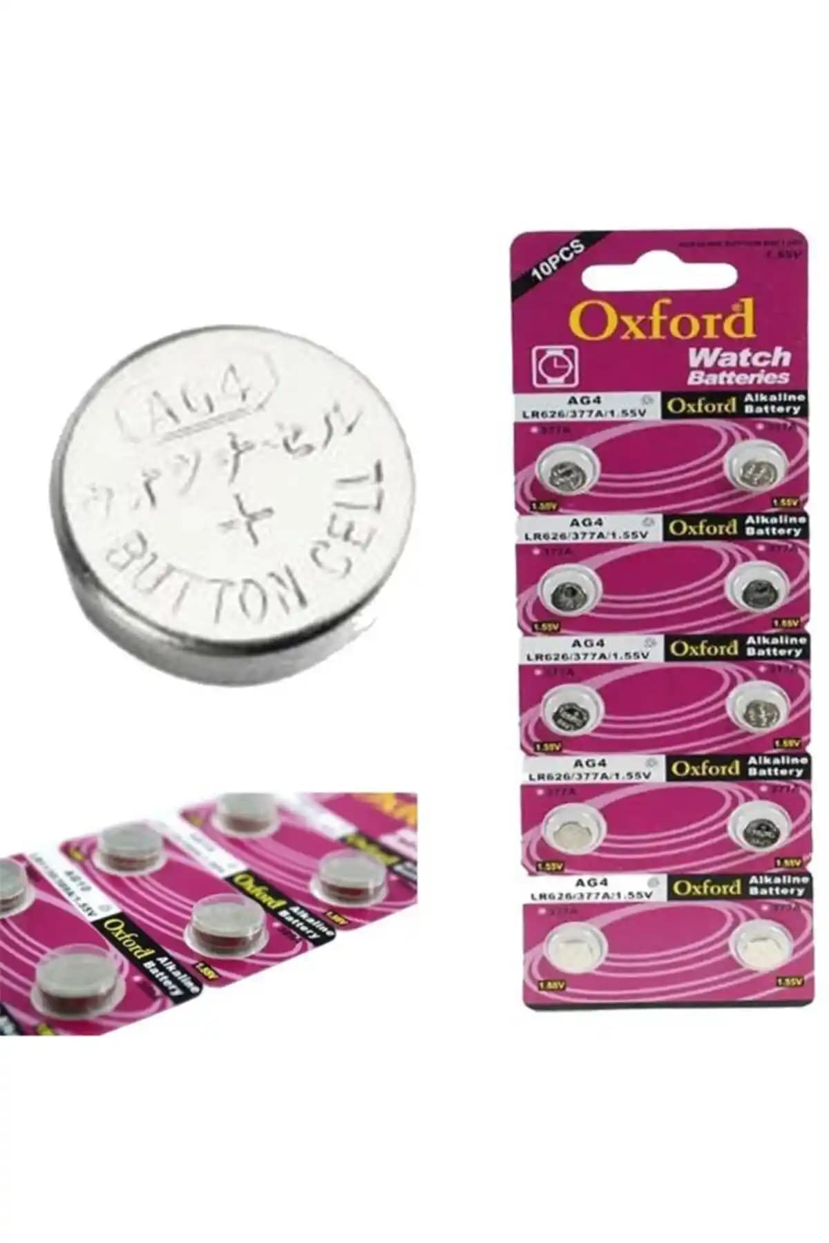 Oxford AG4-377 LR626 Alkalin Pil: Güvenilir ve Ekonomik Küçük Elektronik Cihazlar Pil Çözümü