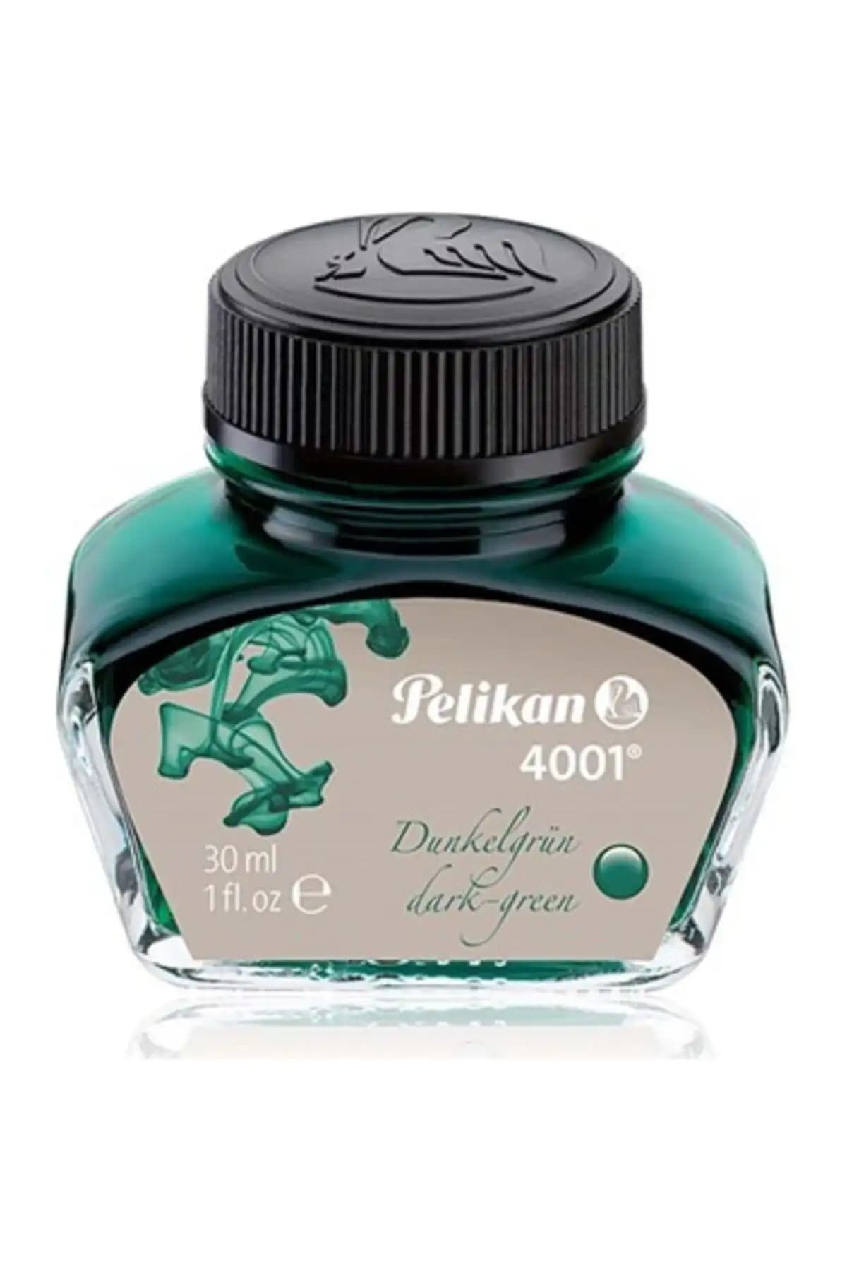 Pelikan 4001 Dark Green Dolmakalem Mürekkebi - Yüksek Kalite ve Estetik Renk