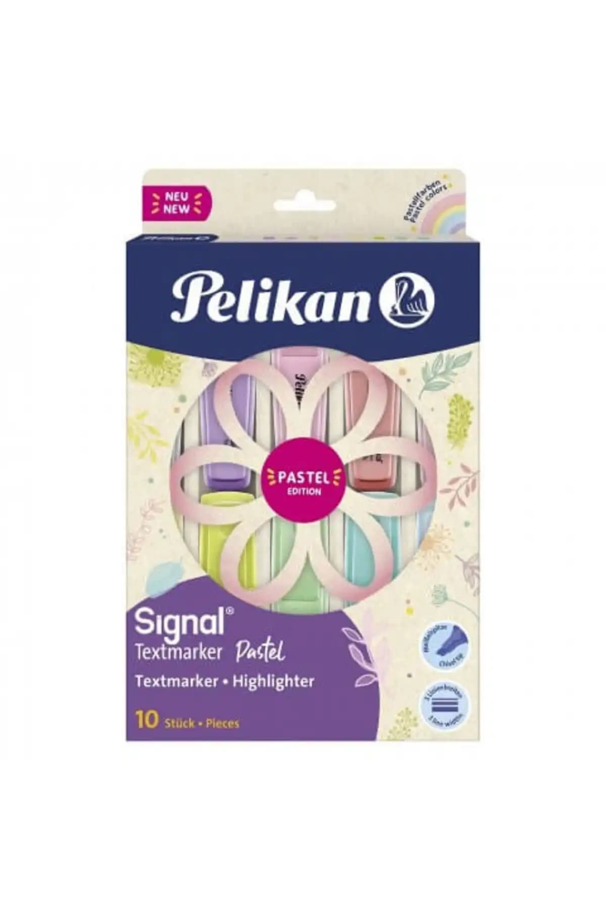 Pelikan Signal Pastel Renkler Seti: Estetik ve Fonksiyonel Vurgulama Kalemleri