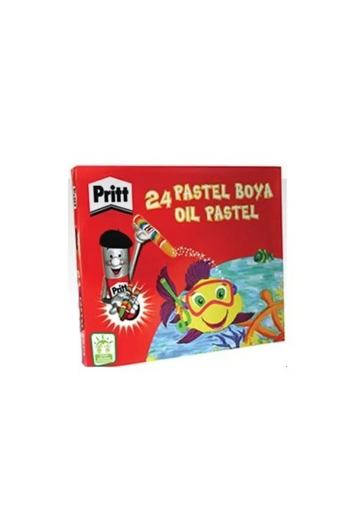Pritt Pastel Boya Karton Kutu 24 Lü - Yaratıcı Sanat ve Boyama Malzemeleri
