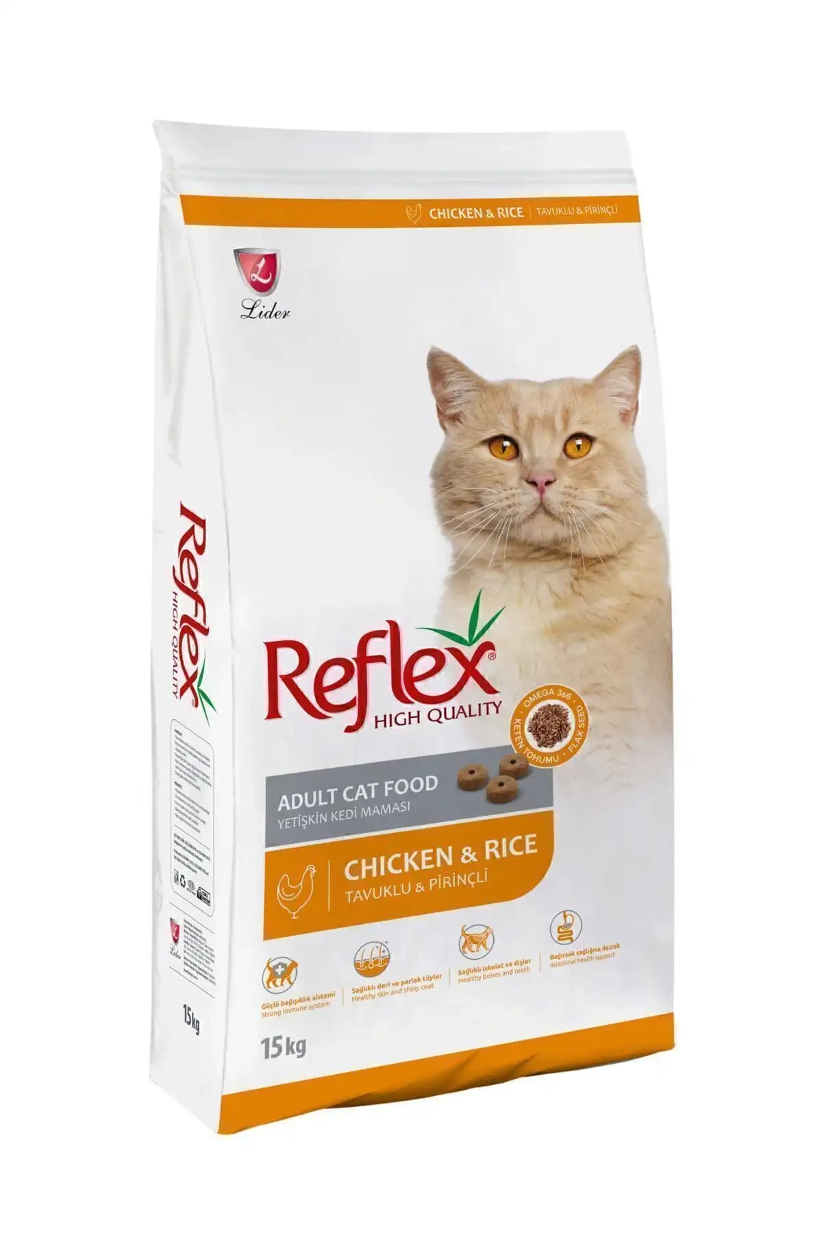 Reflex Tavuklu Yetişkin Kedi Maması 15 Kg Sağlıklı ve Dengeli Beslenme İçin