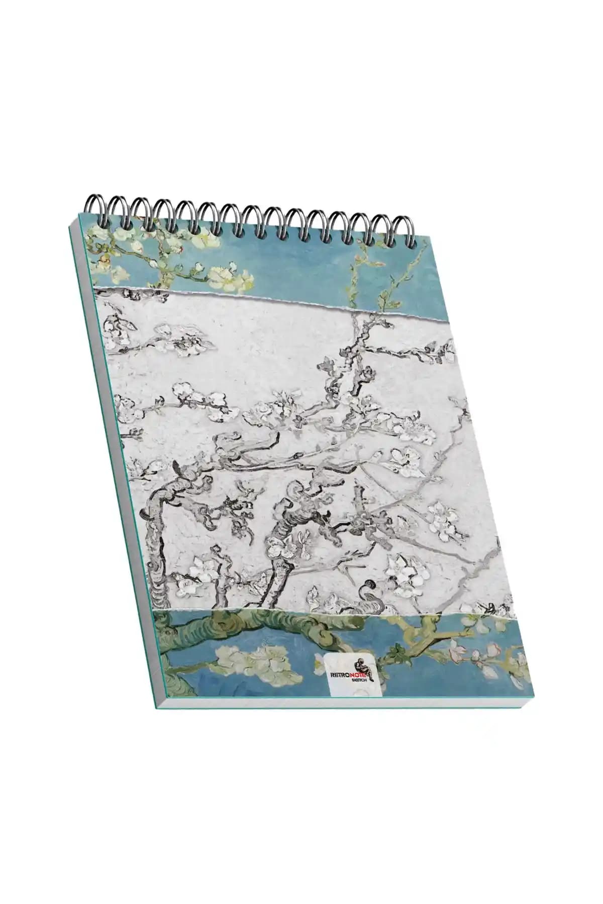 Retronote Almond Blossoms Sanat ve Yazım Tutkunları İçin Şık ve Fonksiyonel Defter