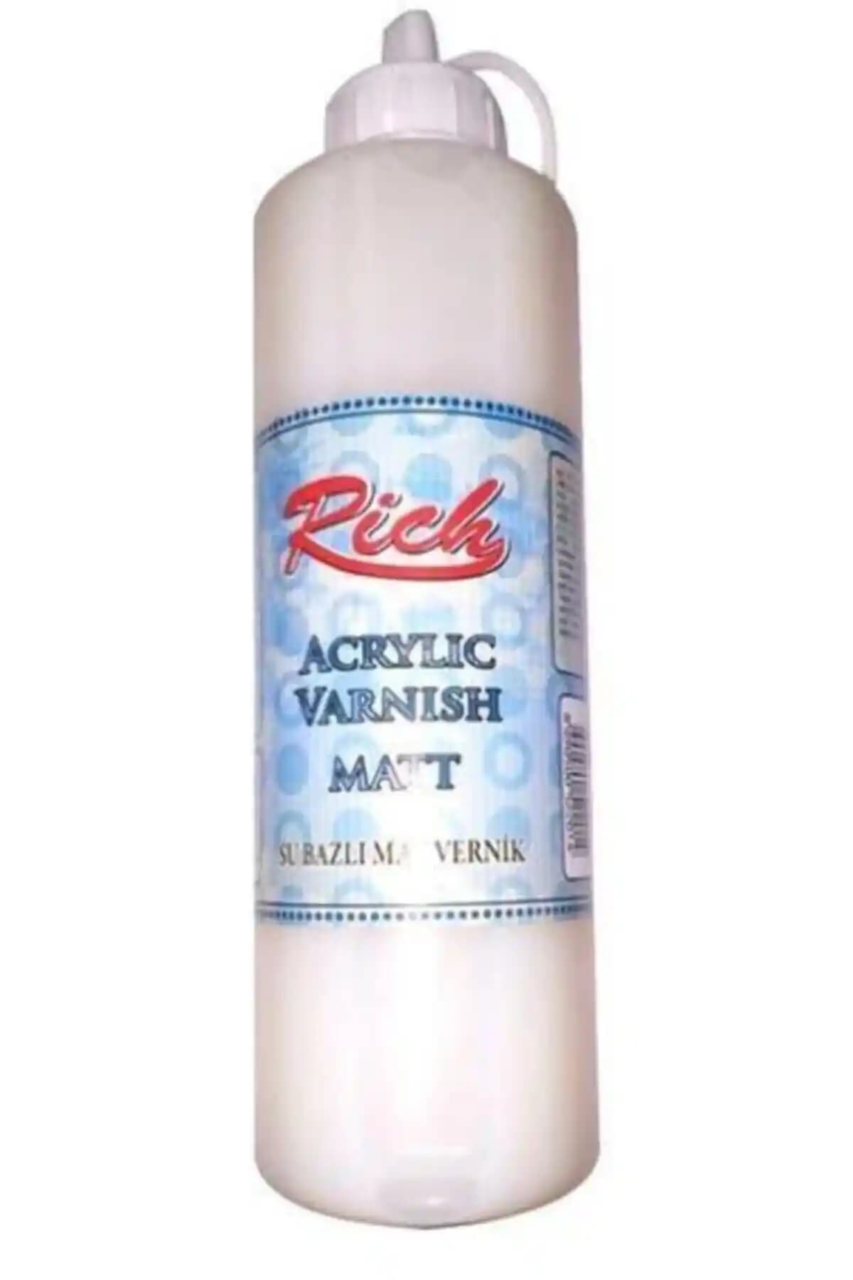 Rich Rıch 2522 Su Bazlı Vernik Mat 500 cc ile Ahşap Koruma ve Estetik Sağlama