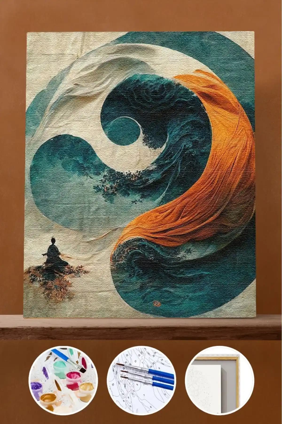 Sayısal Boyama Seti Yin Yang 2 ile Yaratıcılığınızı Geliştirin ve Dekorasyonunuzu Zenginleştirin