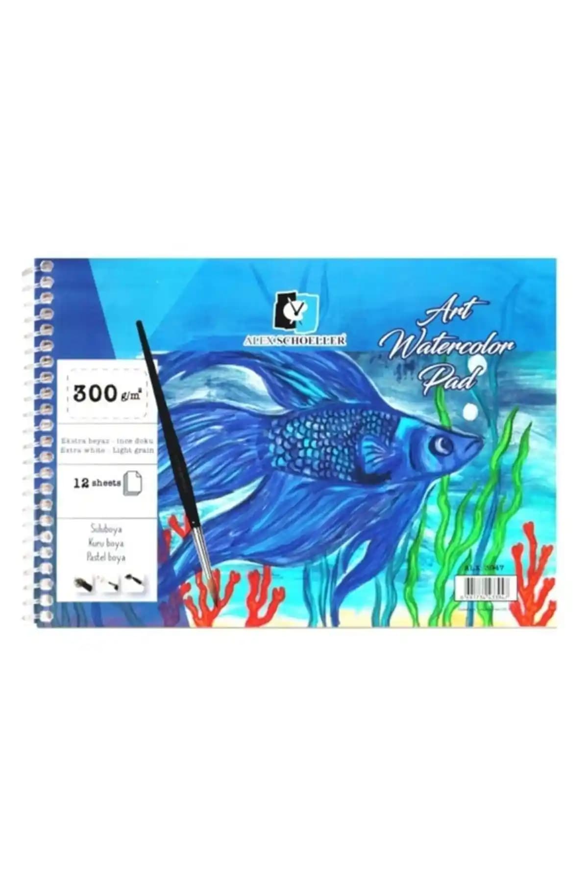 Schoellershammer Aquarell A5 Spiralli 300g: Yüksek Kaliteli Sanat ve Hobi Kağıdı