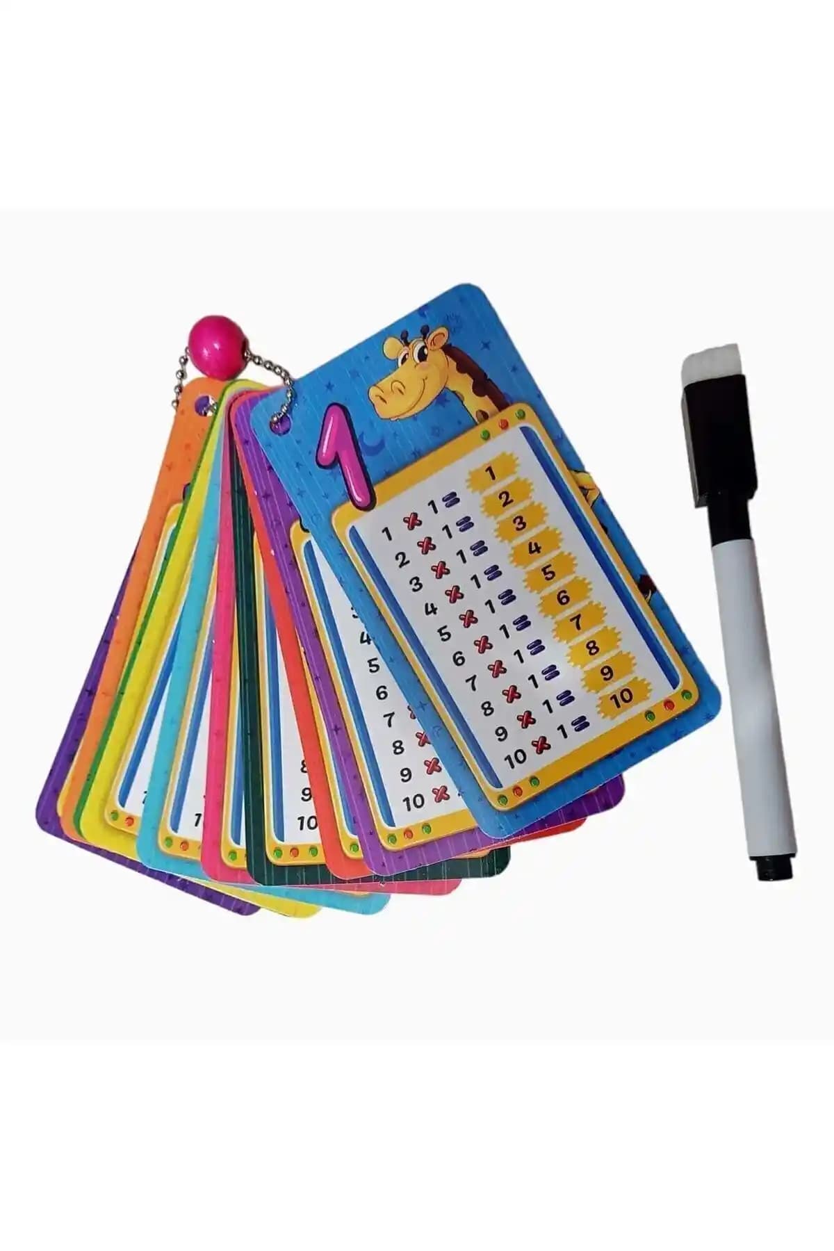 Sevgi Kırtasiye Çarpım Tablosu Kartları ile Eğlenceli Matematik Öğrenme Deneyimi