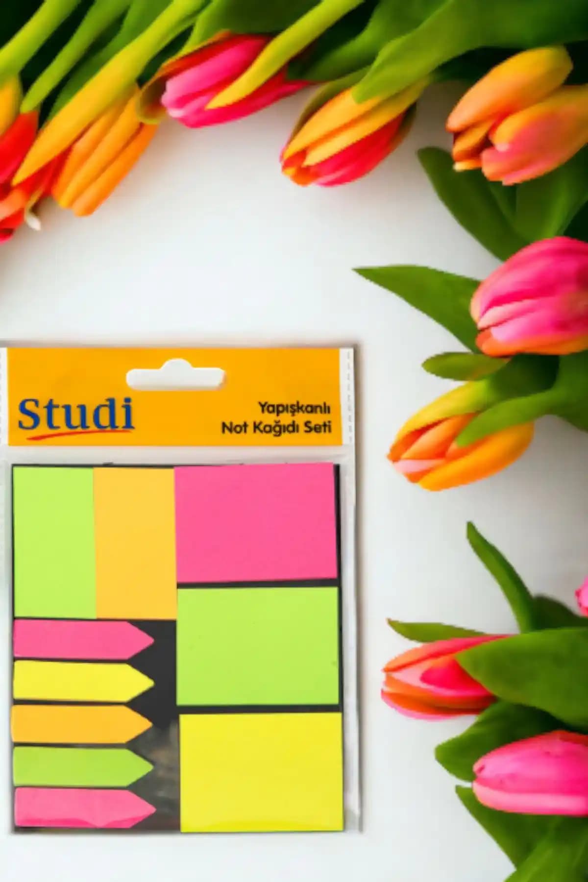 SEYFİKİRTASİYE 10x12 cm Yapışkanlı Not Kağıdı Seti ile Pratik ve Renkli Not Tutma Çözümü