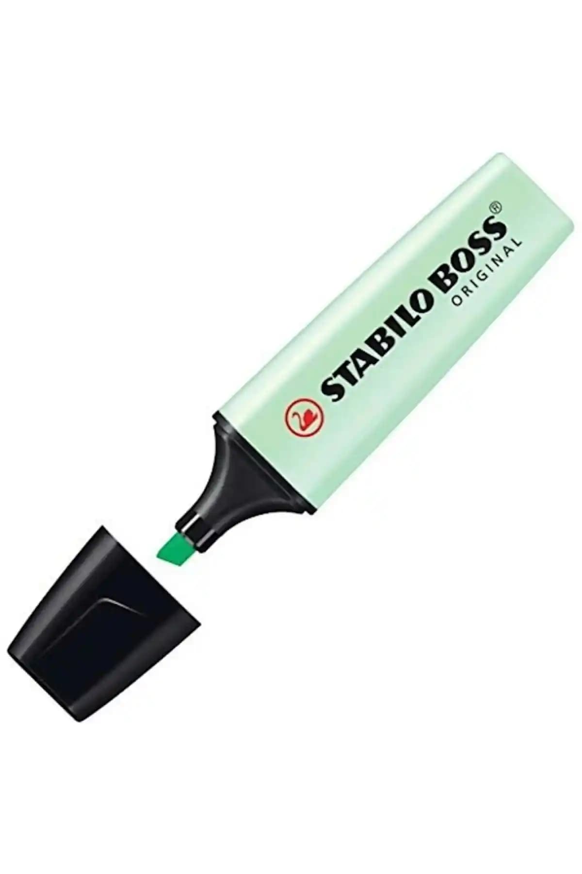 Stabilo Boss Fosforlu Kalem Pastel Yeşil: Renkli ve Pratik Yazım Deneyimi Sunar