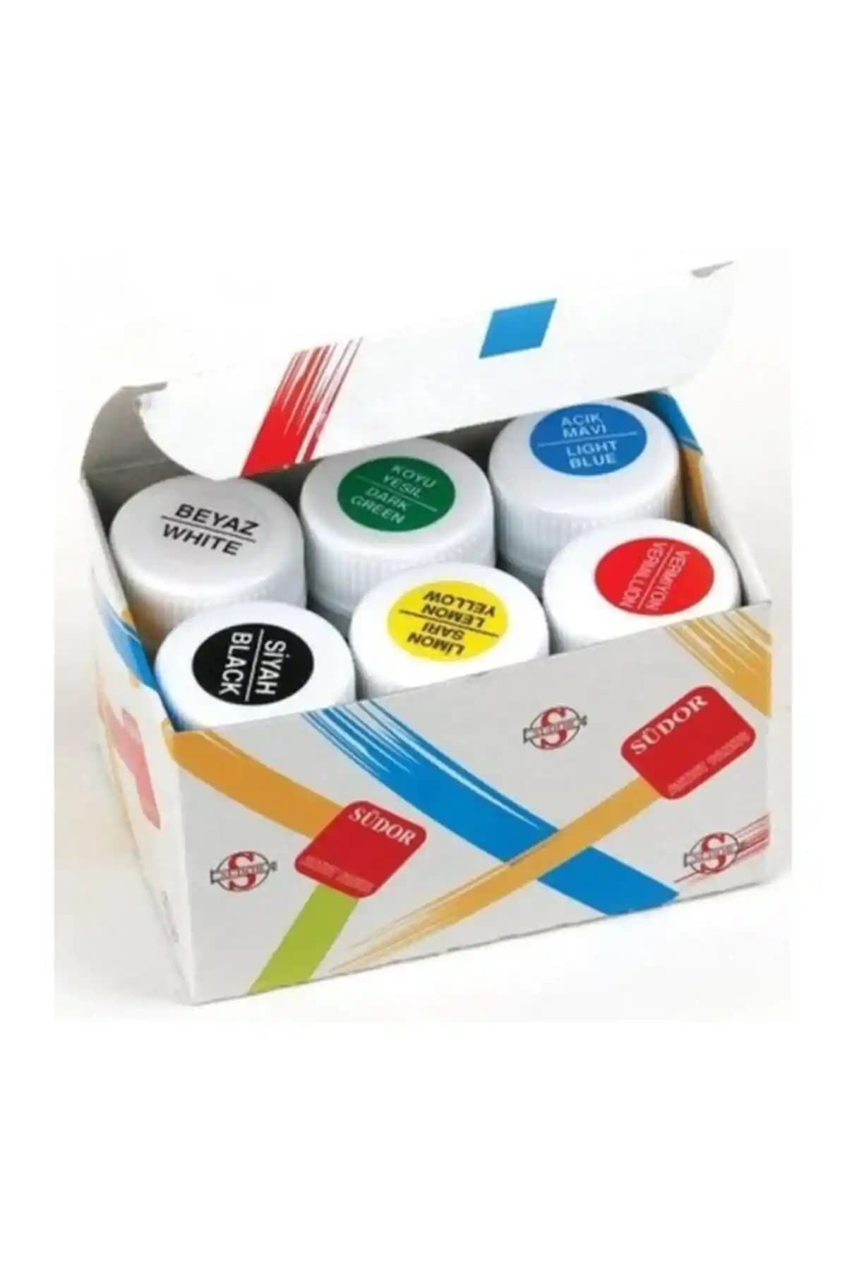 Südor Kumaş Boya Seti 6 Renkli ve Çok Yönlü Tekstil ve El İşleri Projeleri İçin
