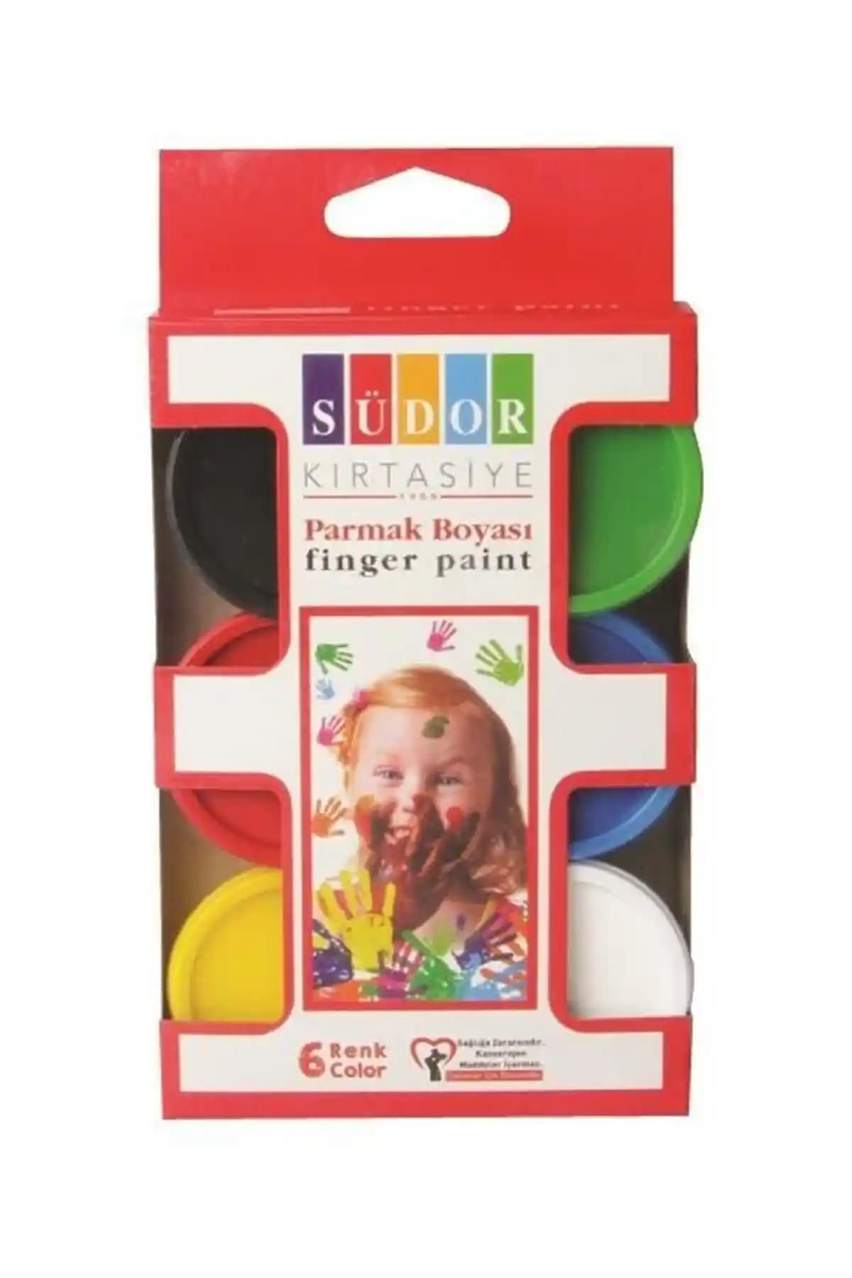 Südor Parmak Boyası: Güvenli ve Canlı Renklerle Çocuklar İçin Uygun Sanat Malzemesi