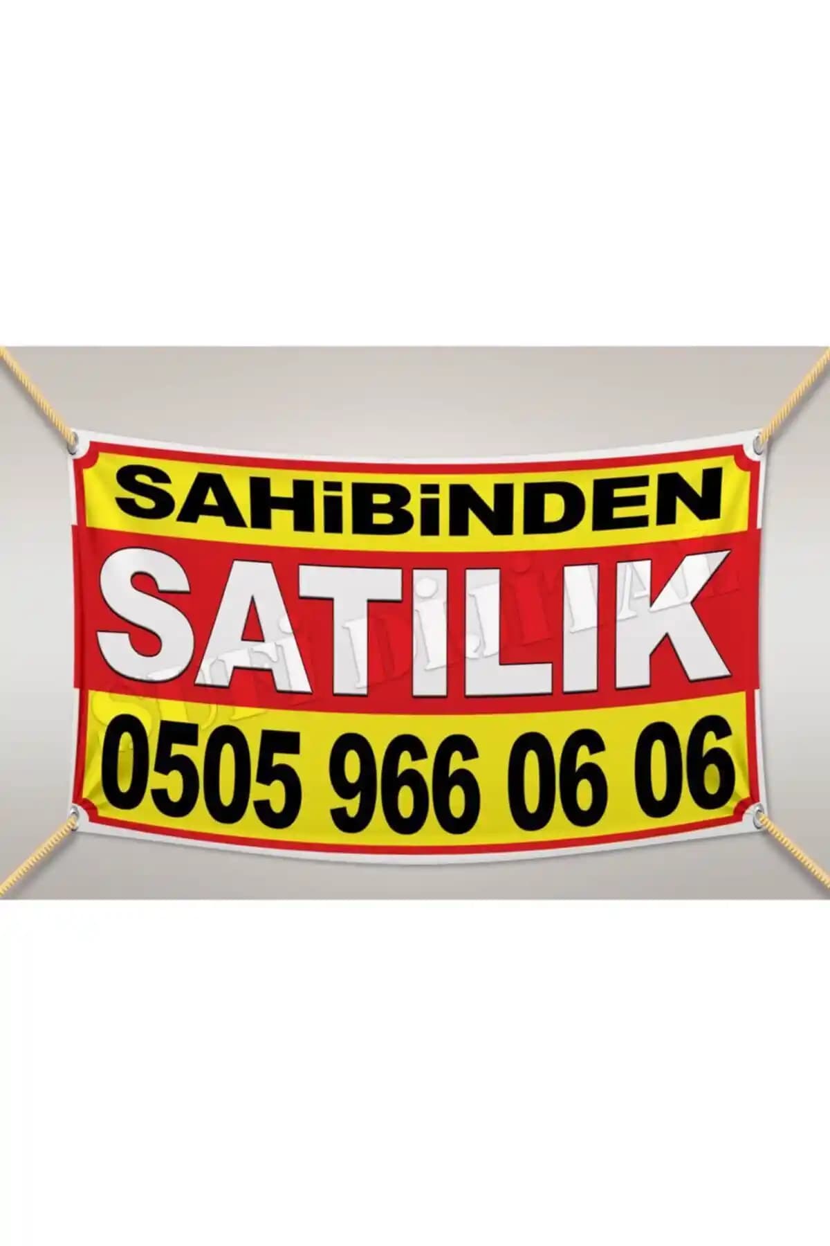 SUFİ 70x100 Cm Branda Satılık Dış Mekan Reklamı İçin Yüksek Kalite ve Dayanıklılık