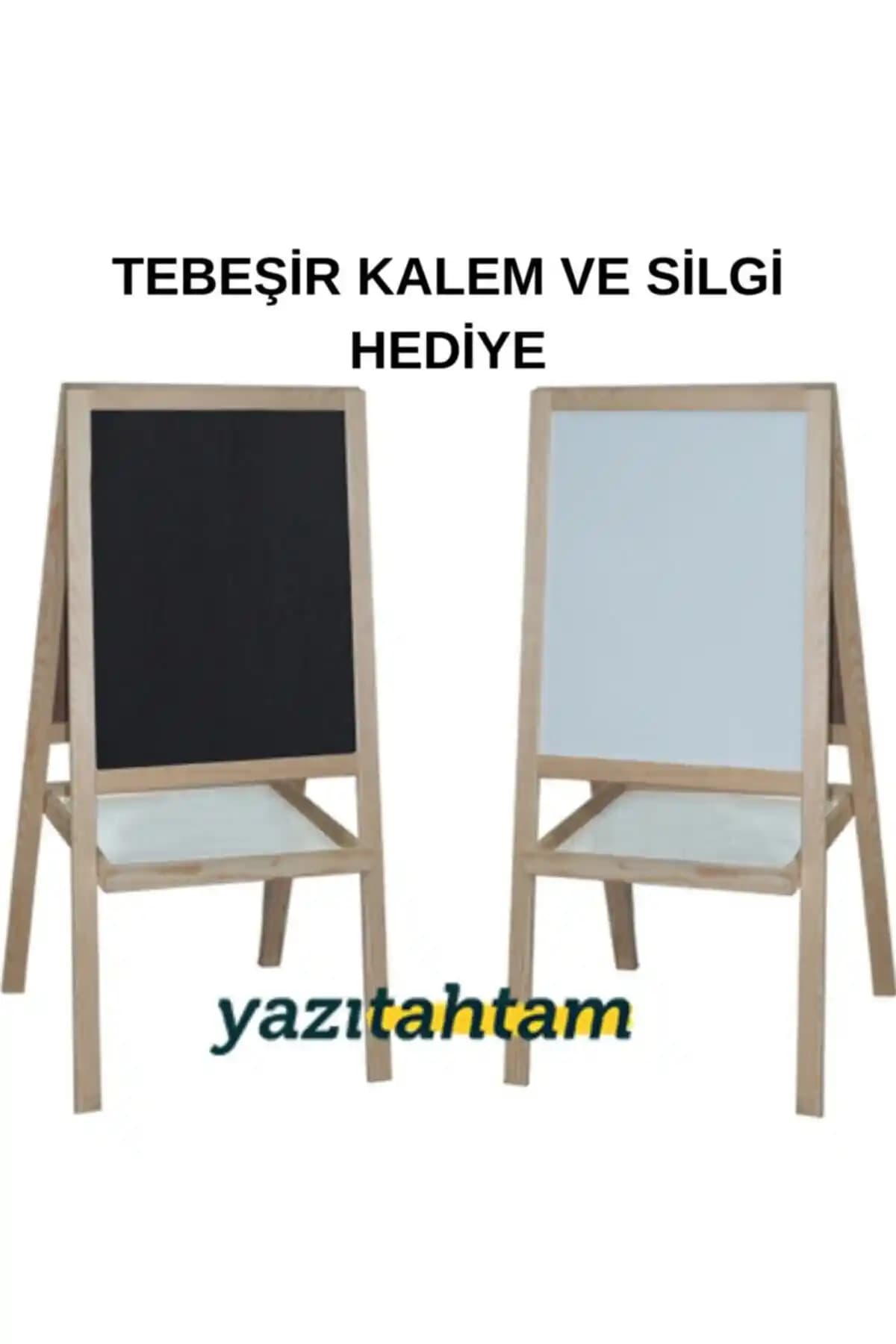 Vivekka Çift Taraflı Çocuk Tahtası Beyaz ve Kara Tahta ile Eğlence ve Öğrenme Bir Arada