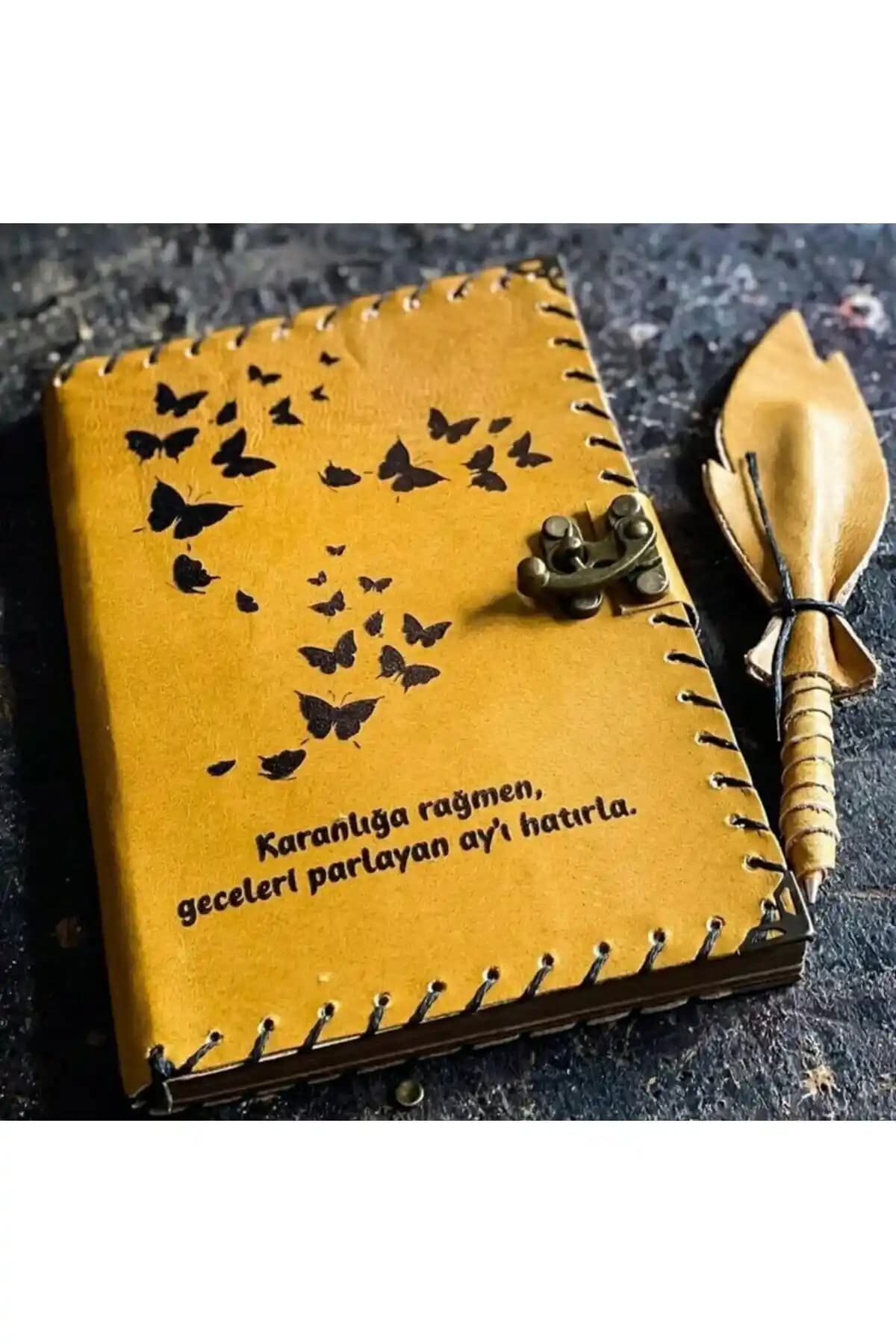 Zarif Atölye Anı Defteri: Vegan Deri, Şık Tasarım ve Geniş İç Hacimle Notlarınızı Saklayın