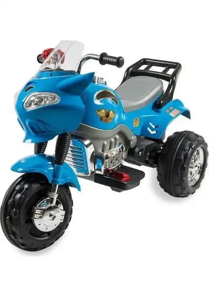 Aliş 404 Mavi Akülü Turbo Go-Way Motosiklet: Güvenli ve Eğlenceli Çocuk Motosikleti