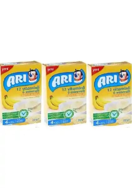 Arı Mama 12 Vitaminli ve 6 Mineralli Sütlü Muzlu Pirinç Unu Bebekler İçin Sağlıklı Beslenme Seçeneği