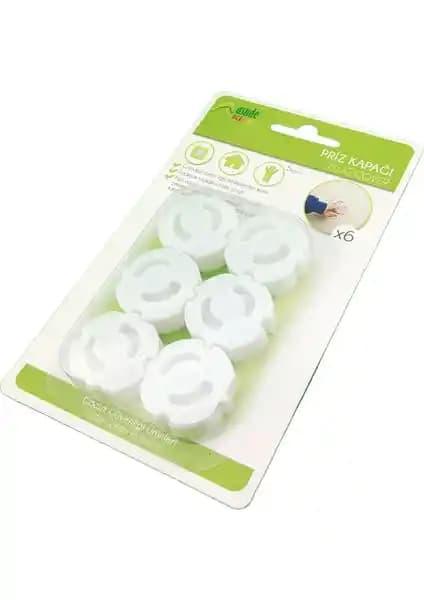 Asude 6'lı Çocuk Güvenliği Priz Kapağı ile Evde Güvenliği Artırın