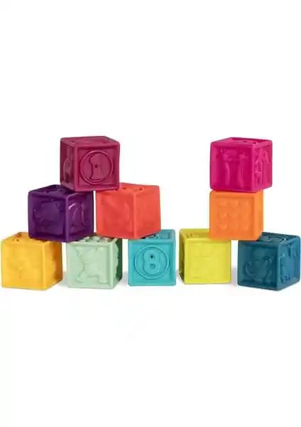 B.Toys Küpler One Two Squeeze: Duyusal ve Motor Gelişimi Destekleyen Güvenli Bebek Oyuncağı