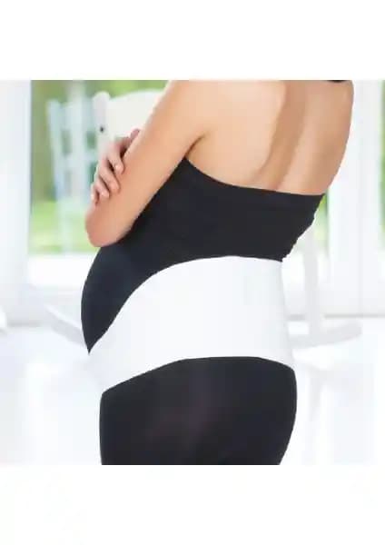 Babyjem Hamile Bel Destek Bandı XL Beyaz Gebelikte Rahatlık ve Destek Sağlayan Ürün