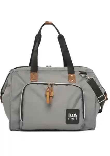 Bagmori Gri Askılı Anne Bebek Bakım Çantası Şıklık ve Fonksiyonellik Bir Arada