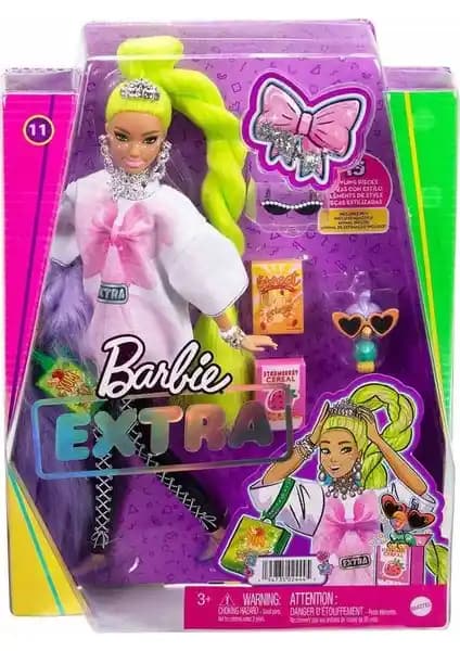 Barbie Extra Neon Saçlı Bebek HDJ44: Renkli ve Eğlenceli Çocuk Oyuncağı