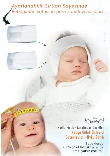 Bebeklerin Kulak Gelişimini Destekleyen Halzey Kepçe Kulak Bandı Özellikleri ve Kullanım Avantajları