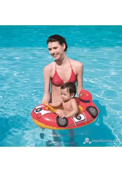 Bestway Ayak Geçmeli Direksiyonlu Çocuk Botu 34045 Güvenli ve Eğlenceli Su Oyunları İçin