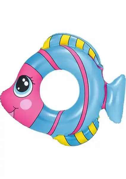 Bestway Deniz Simidi Şişme Balık Figür Havuz 81x76 cm Yaz Ayları İçin Güvenli ve Eğlenceli