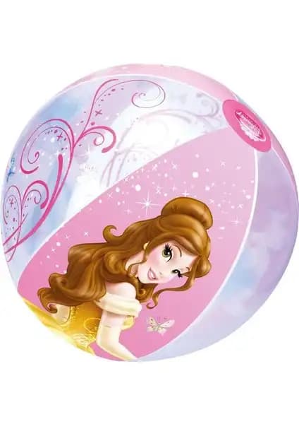 Bestway Disney Princess Deniz Topu 51 cm Çocuklar İçin Güvenli ve Eğlenceli Havuz Oyuncağı