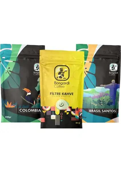 Bongardi Coffee Meksika ve Brezilya Kolombiya Filtre Kahve Setleri Karşılaştırması 2