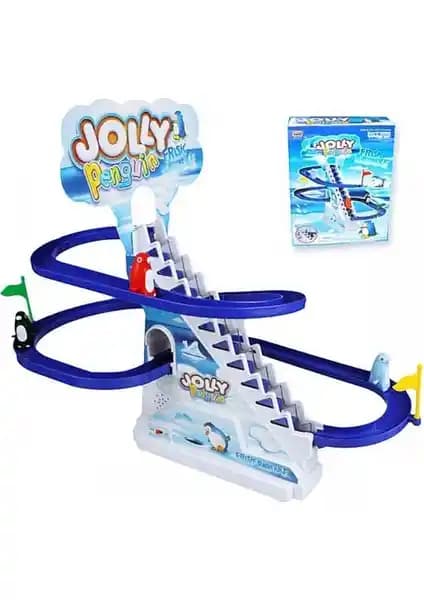 Can İthalat Pilli Çılgın Merdivenli Penguenler: Çocuklar İçin Eğlenceli ve Etkileşimli Oyuncak