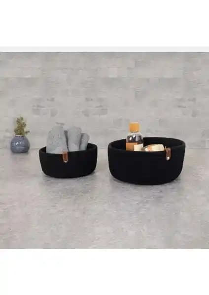 Chic 2'li Dolap İçi Hasır Sepet Seti ile Evinizde Doğal ve Şık Düzen Çözümleri