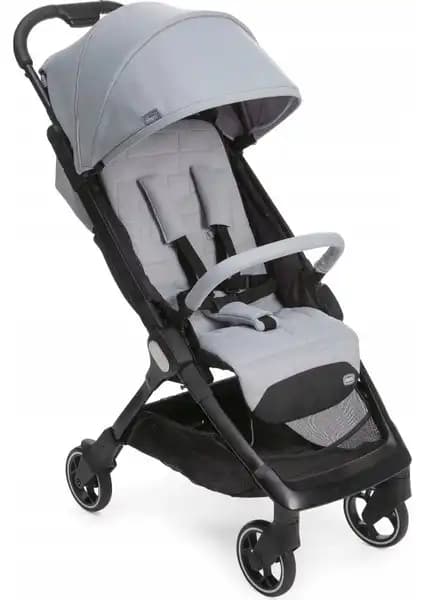 Chicco We Bebek Arabası Gri Renkli, Hafif ve Katlanabilir Özellikleriyle Kullanışlı