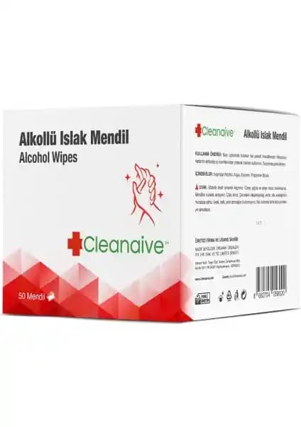 Cleanaive Alkollü Islak Mendil: Günlük Hijyen ve Dezenfekte İçin Pratik Çözüm