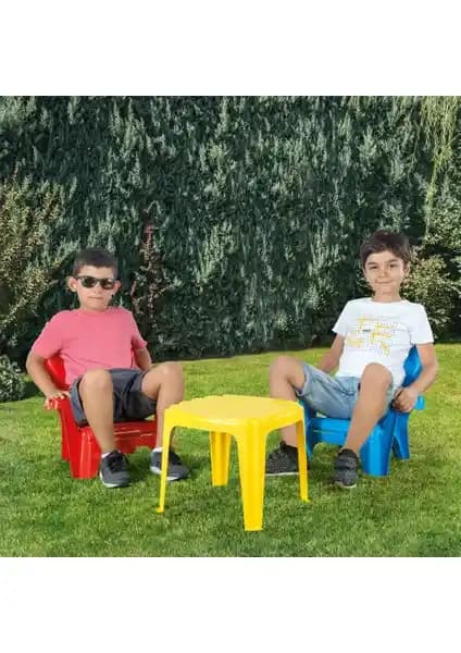 Çocuklar İçin Renkli ve Ergonomik Masa Sandalye Seti Güvenli ve Dayanıklı Tasarım