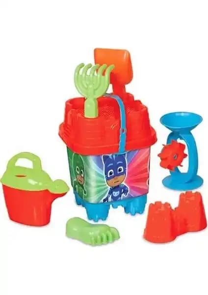 Dede Pjmasks Kova Seti Çocuklar İçin Renkli ve Güvenli Kum Oyun Seti 75-90 karakter