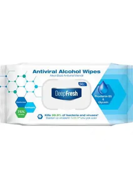 Deep Fresh Alkollü Islak Mendil Günlük Hijyen İçin Etkili ve Pratik Çözüm