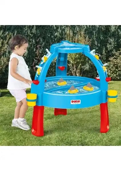Dolu Eğlenceli Su Aktivite Masası Çocuklar İçin Renkli ve Çok Yönlü Oyun Deneyimi