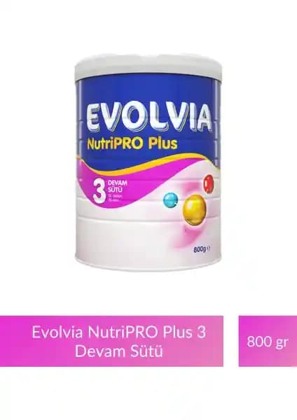 Evolvia NutriPRO Plus 3 Devam Sütü: 12-24 Ay Bebekler İçin Güvenilir ve Yüksek Kaliteli Beslenme Seçeneği