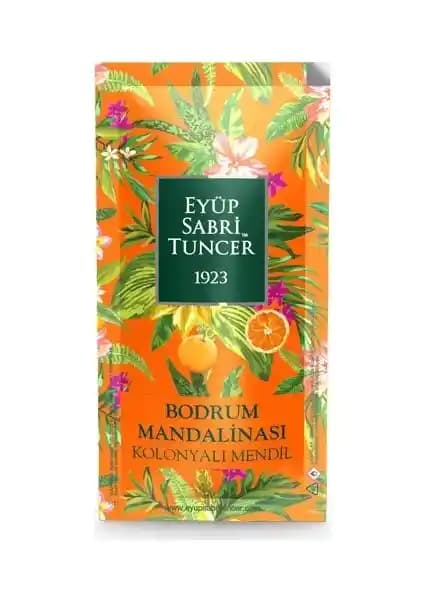 Eyüp Sabri Tuncer Bodrum Mandalinası Kolonyalı Mendil 150'li - Ferah ve Hijyenik Günlük Kullanım