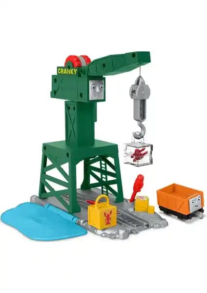 Fisher-Price Thomas ve Arkadaşları Vinç Cranky Oyun Seti Çocuklar İçin Eğitici Eğlence