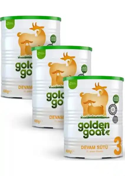 Golden Goat 3 400GR Keçi Sütlü Devam Sütü Çocuklar İçin Sağlıklı Beslenme Seçeneği