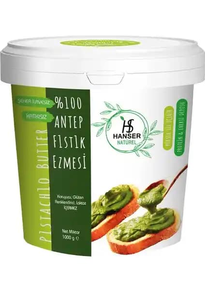 Hanser Natürel %100 Antep Fıstığı Ezmesi ve Sultangazi Sade Fıstık Ezmesi Karşılaştırması